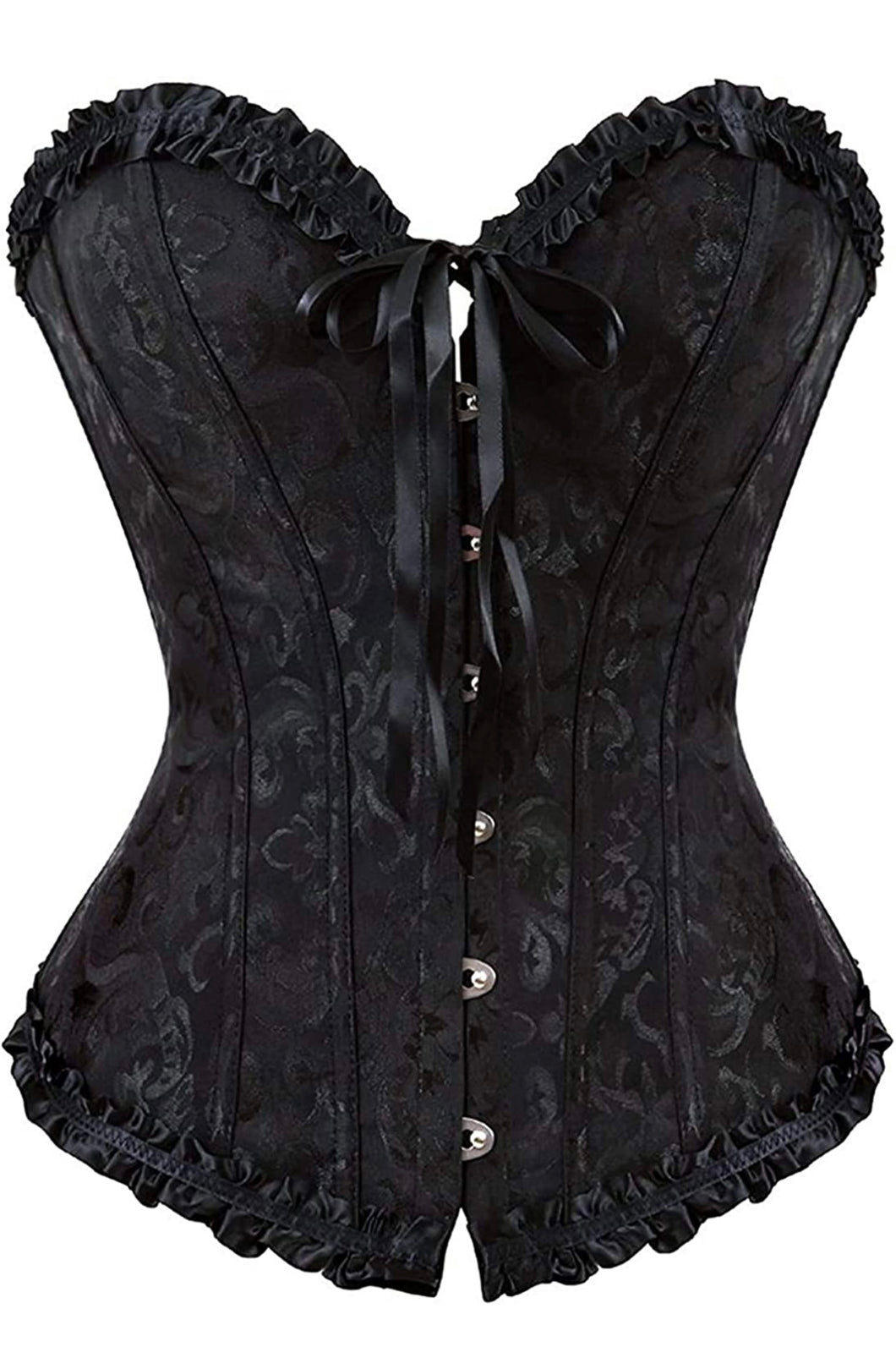 Blacked Out Corset Set