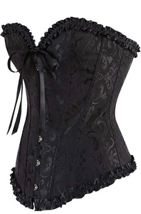 Blacked Out Corset Set