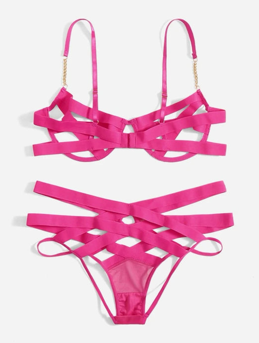 Pink Lemonade 2 Piece Lingerie Set