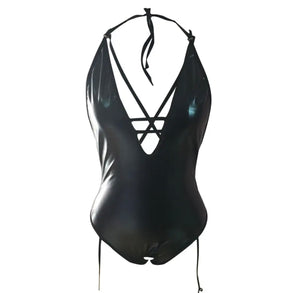 Strap Up Latex Body Suit