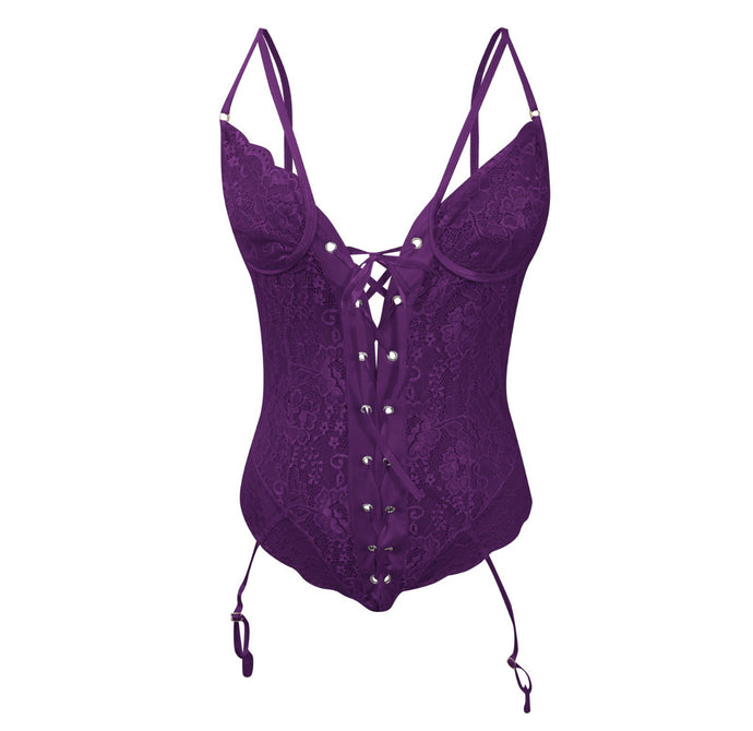 Purple Rain Lingerie Set